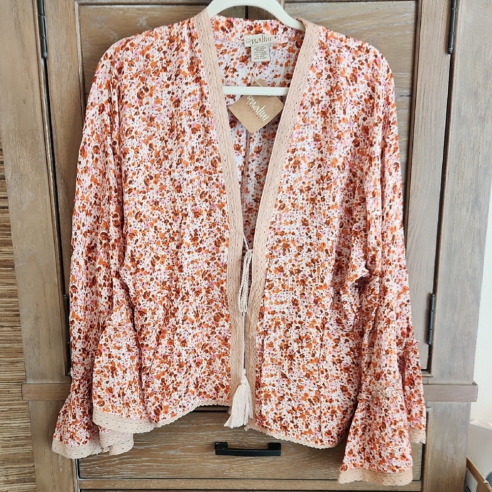 🎉Nalini Tie Front Cardigan With Bell Sleeves